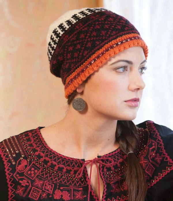The Macedonian Cap from Knitting Traditions, Spring 2014