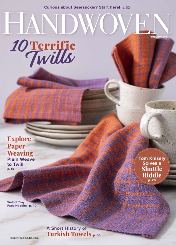 Cover of Handwoven May/June 2022