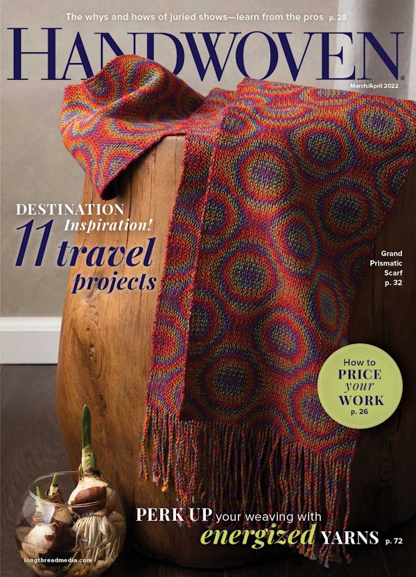 Cover of Handwoven March/April 2022