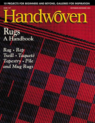 Cover of Handwoven Nov/Dec 2001
