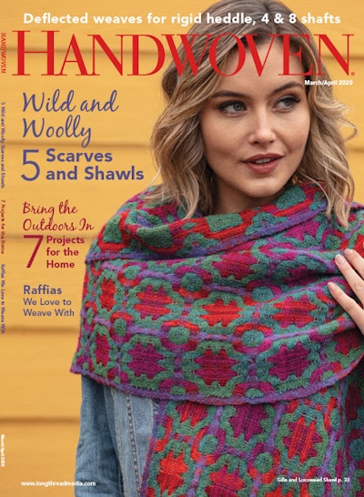 Cover of Handwoven March/April 2020