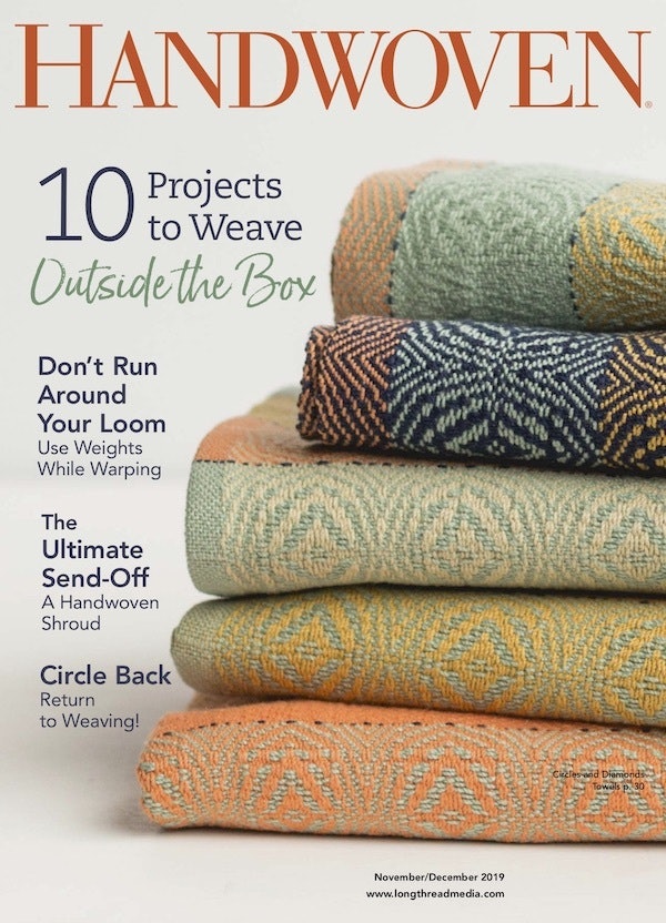 Cover of Handwoven Nov/Dec 2019