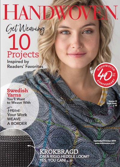 Cover of Handwoven Sep/Oct 2019