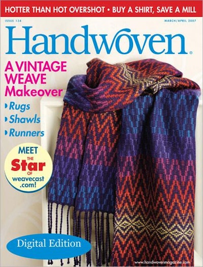 Cover of Handwoven March/April 2007