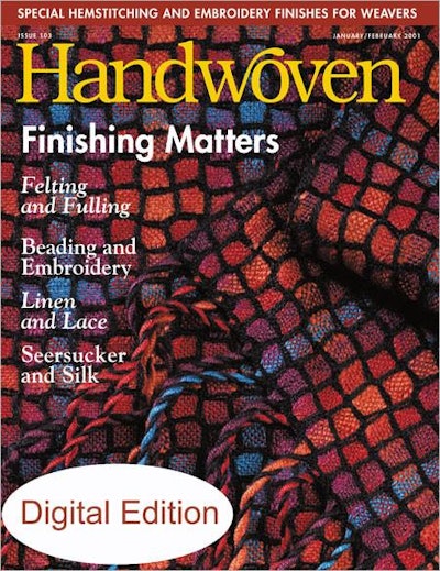 Cover of Handwoven Jan/Feb 2001