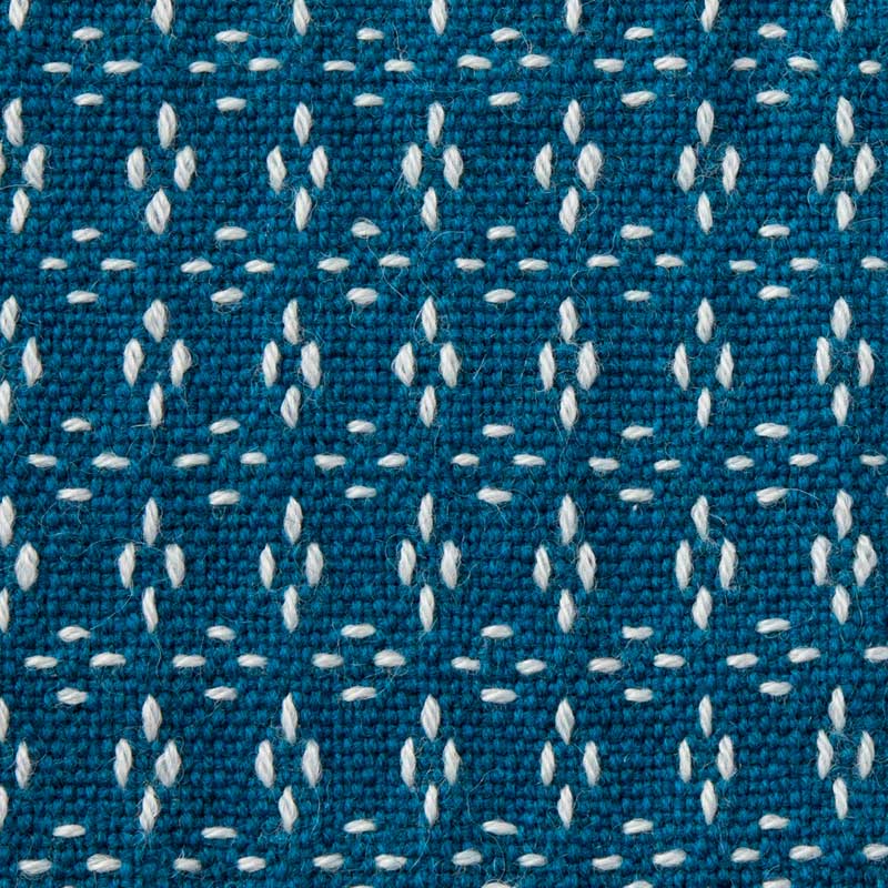 Sashiko-Style Flower Scarf | WIF Image