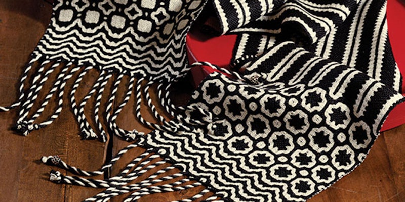 silk-scarf #1 with stripes jc