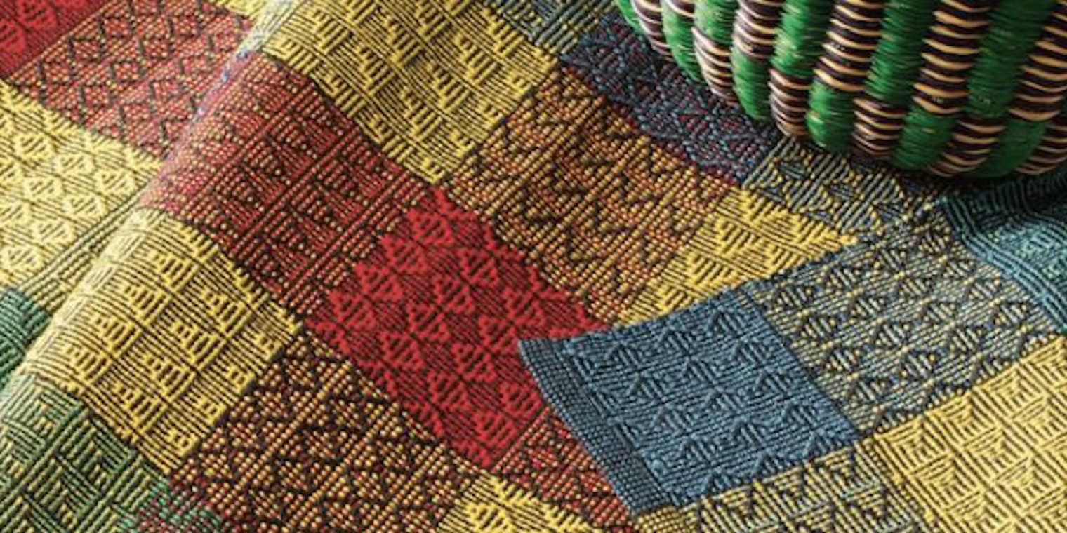 Shadowweave Gamp by Sarah Saulson from Handwoven Jan/Feb 2004  Photo by Joe Coca