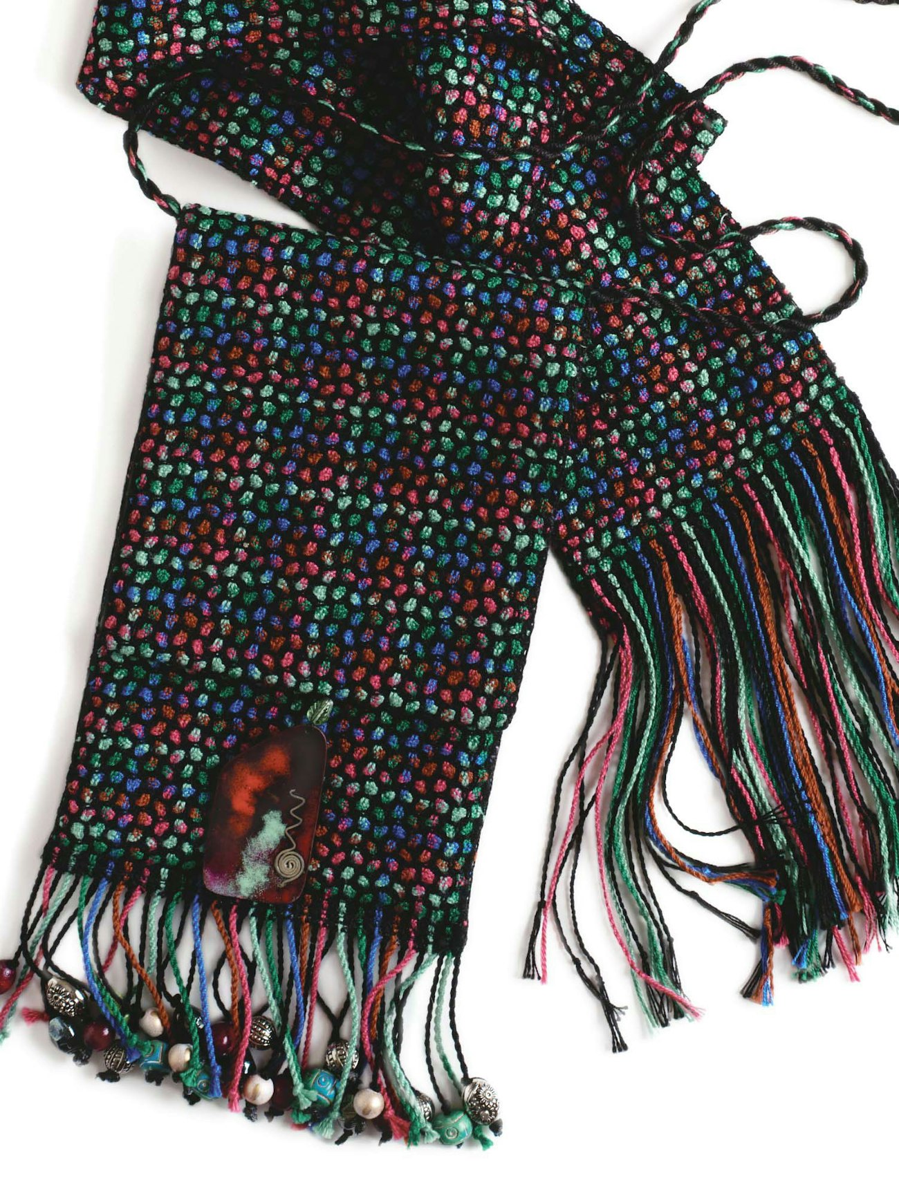 Patricia Springer's scarf and bag of the month design