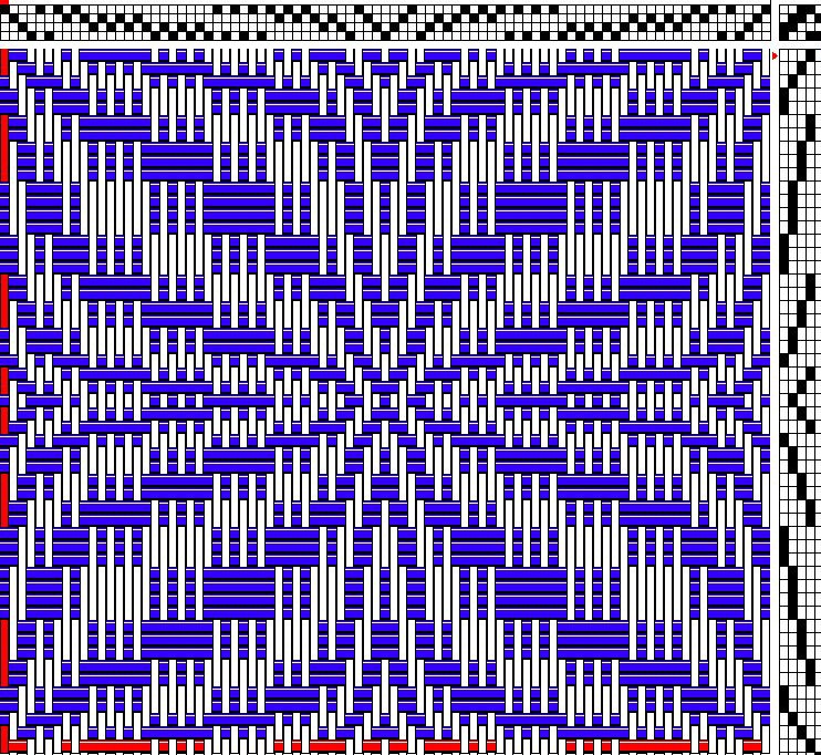 blooming leaf with balance in red 1 rep