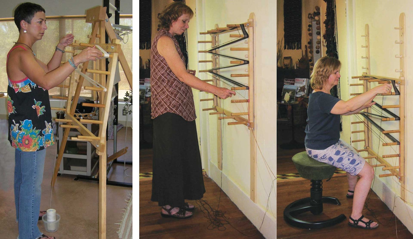 Warping Board Ergonomics Handwoven