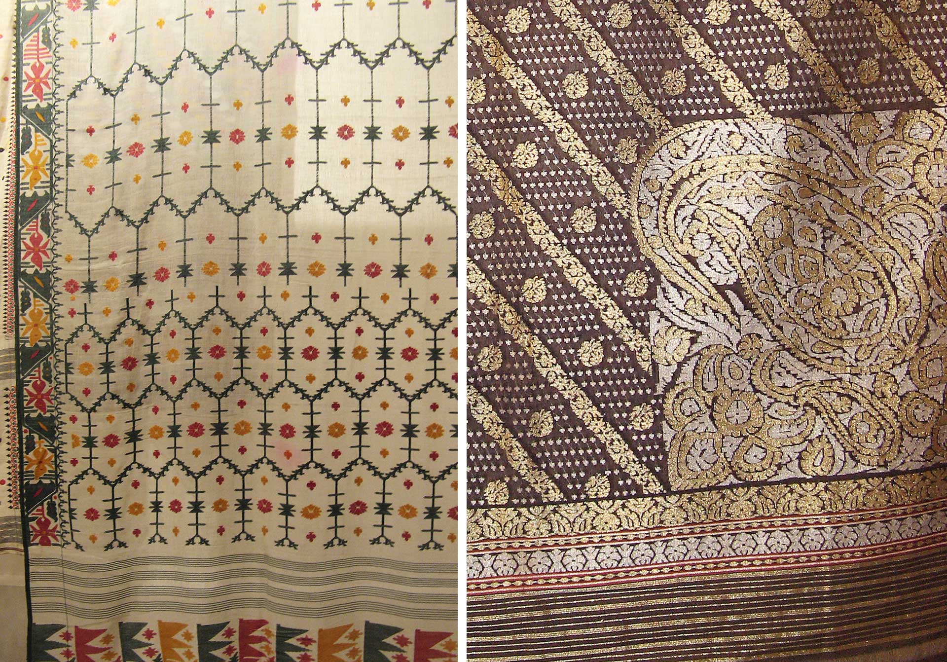 Handwoven Magazine. (n.d.). Fabric of Moonlight: Close-up of jamdani motifs on cotton.