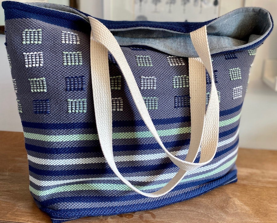 Turning a Treasured Towel into a Functional Tote Image