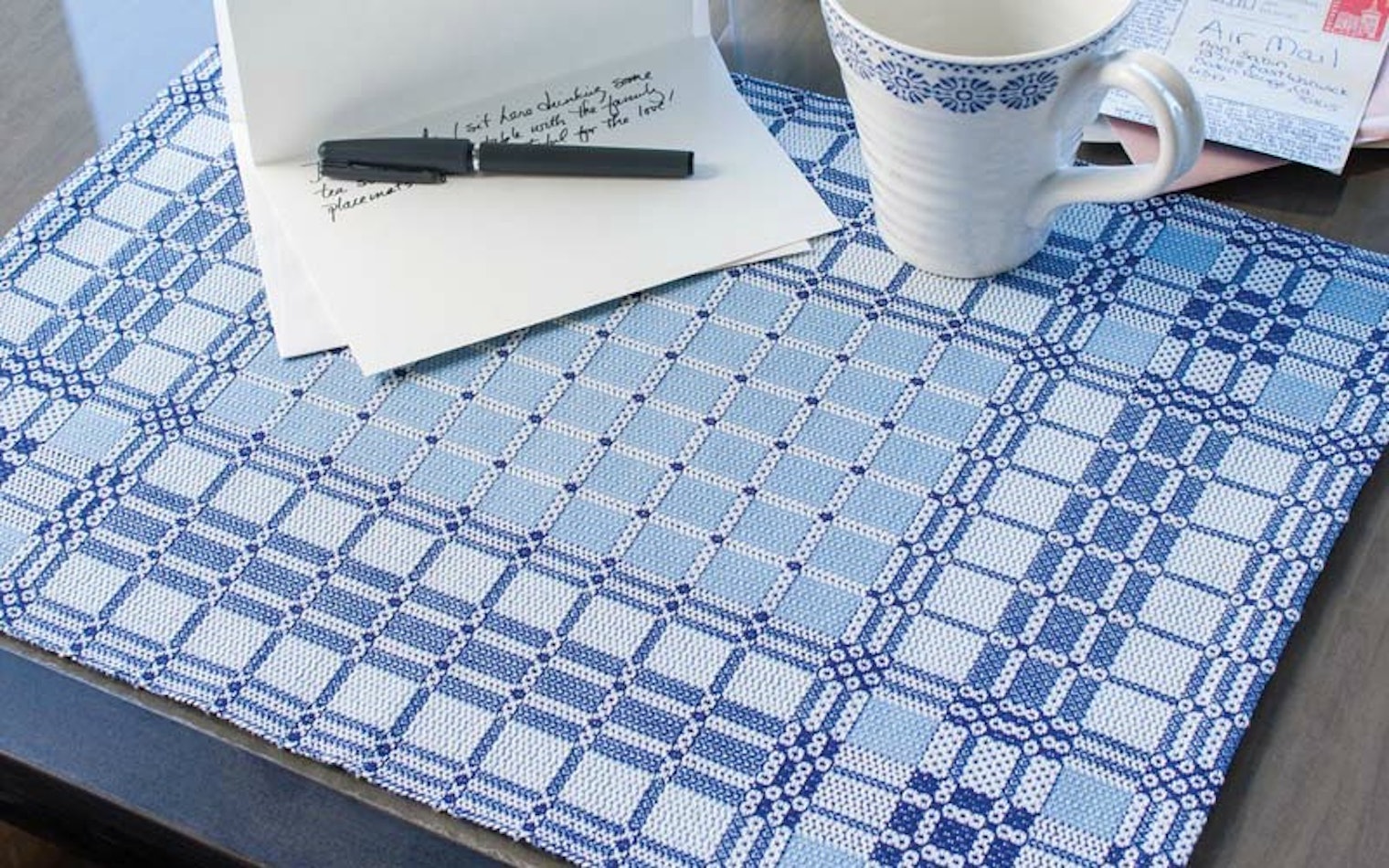 Starry Sky Placemats. caption: The Starry Sky Placemats by Judit Ozoray.