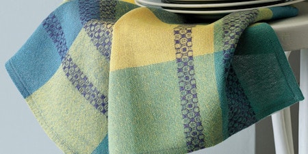 Weekend Weaving: Cajun-Inspired Cotton Dish Towels | Handwoven