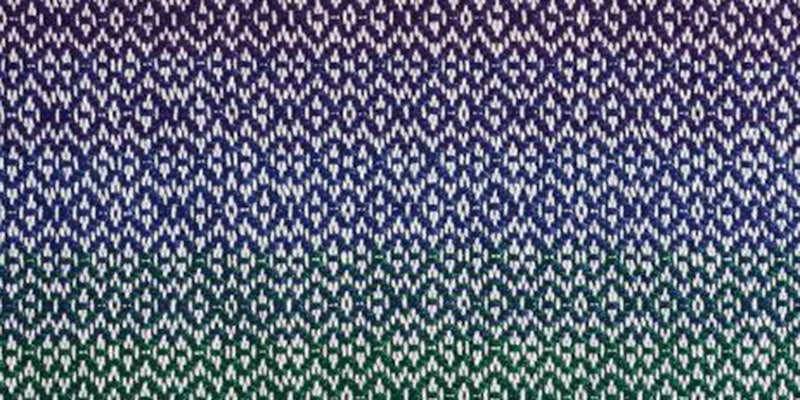 Detail from Linda Silvern's Fabric from Handwoven September/October 2016  Photo by Joe Coca