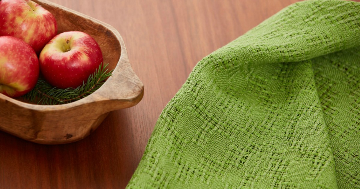 Swedish Lace Linen Towels | Handwoven