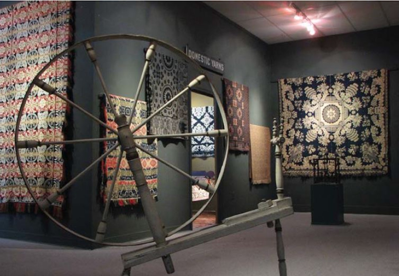 History of Early American Woven Coverlets Handwoven