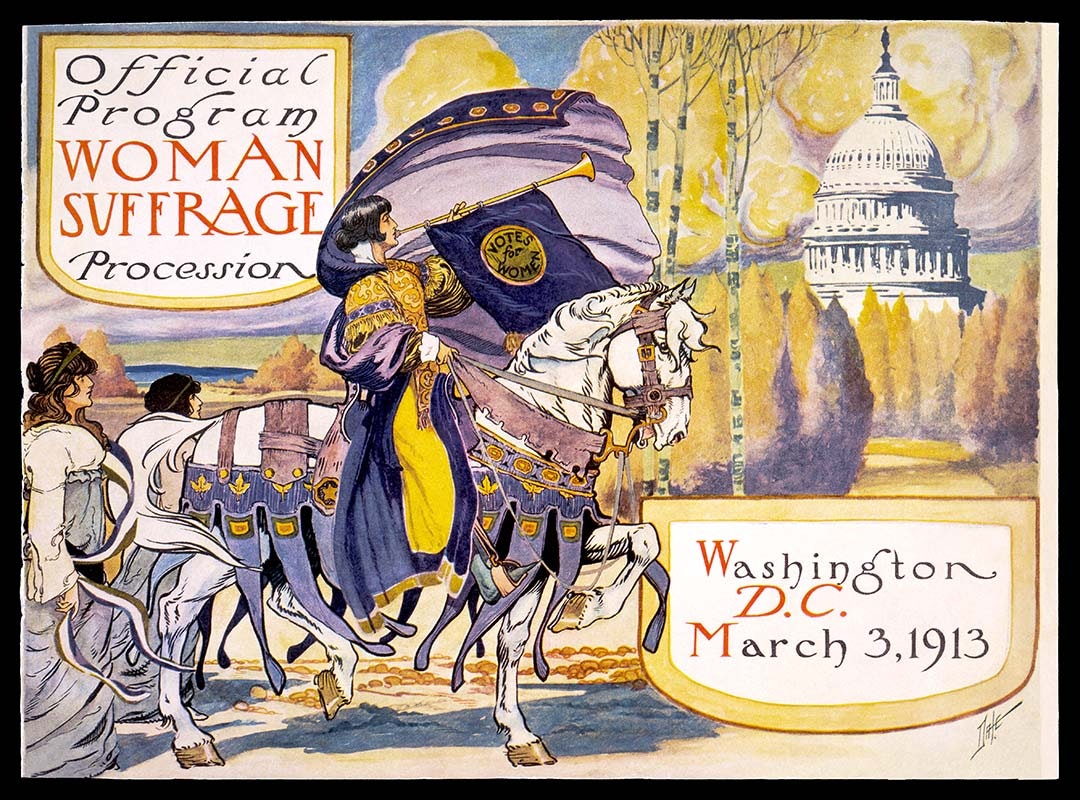 Official program - Woman suffrage procession March 3, 1913