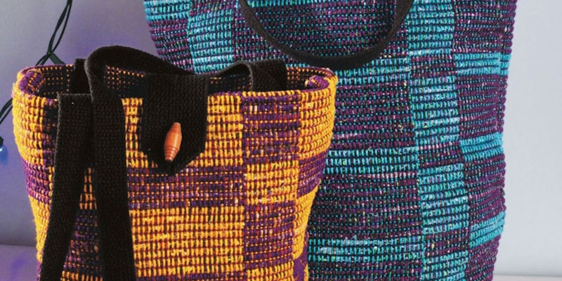 Header Tote bags by Dinah Rose photo by Coca