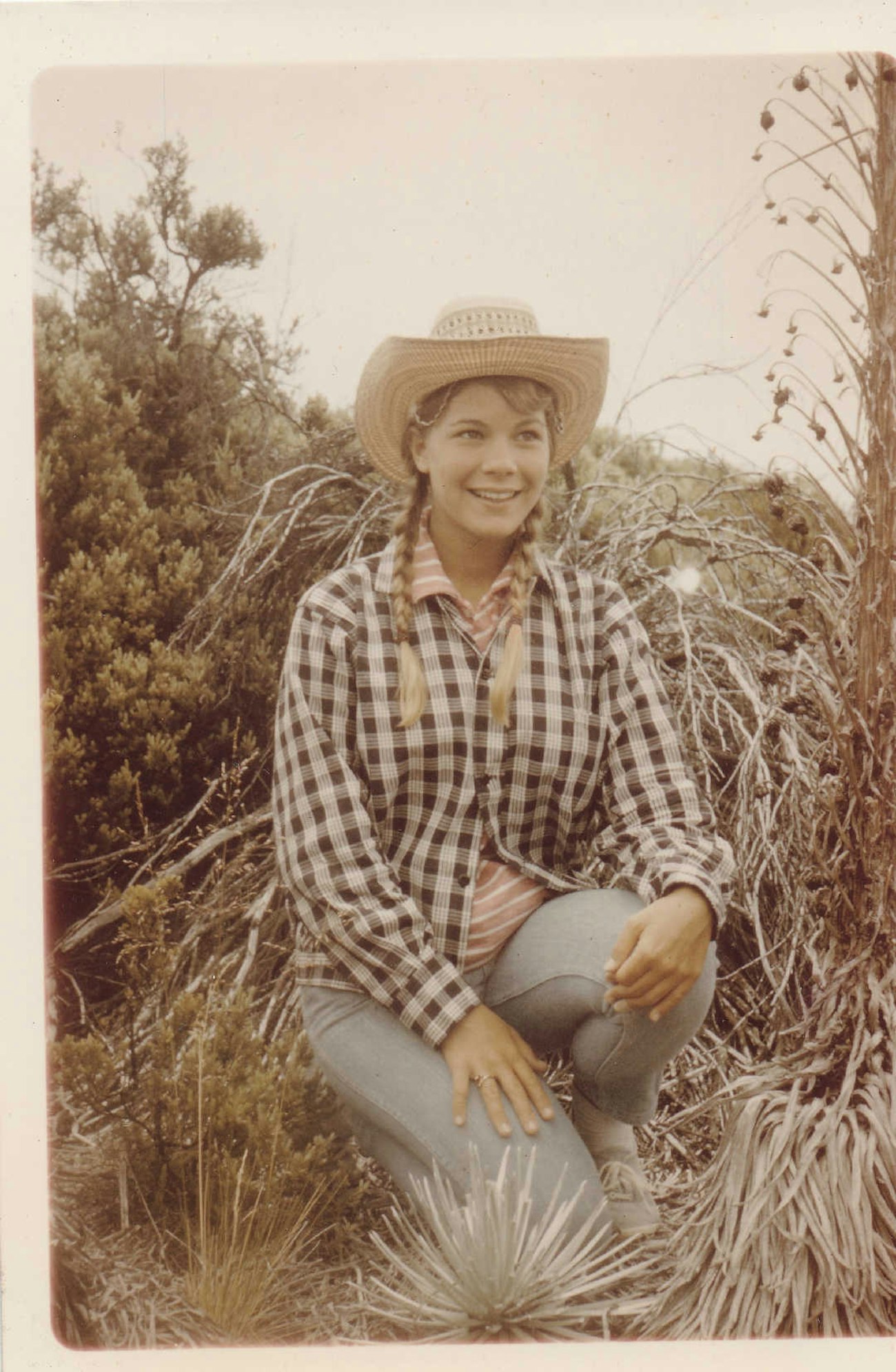 Susie in Palaka. 