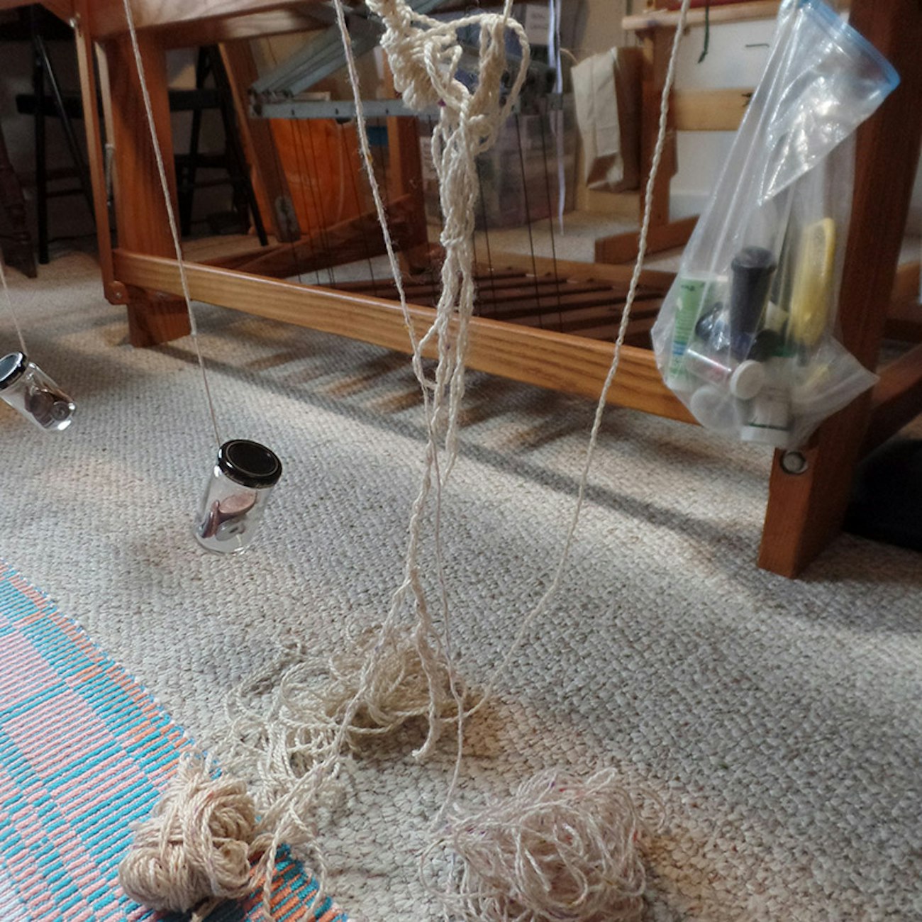 secret life of yarn photo Kathy Fitzgerald in line