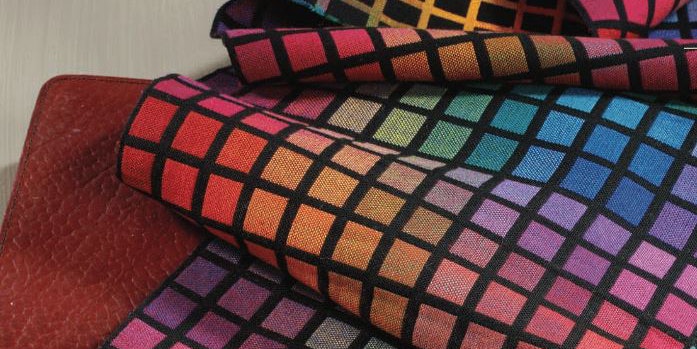 Doubleweave Rainbow Windows by Mary Cree Marker from Handwoven November/December 2010 Photo by Joe Coca