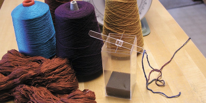 Yarn Balance. Photo credit: Joe Coca