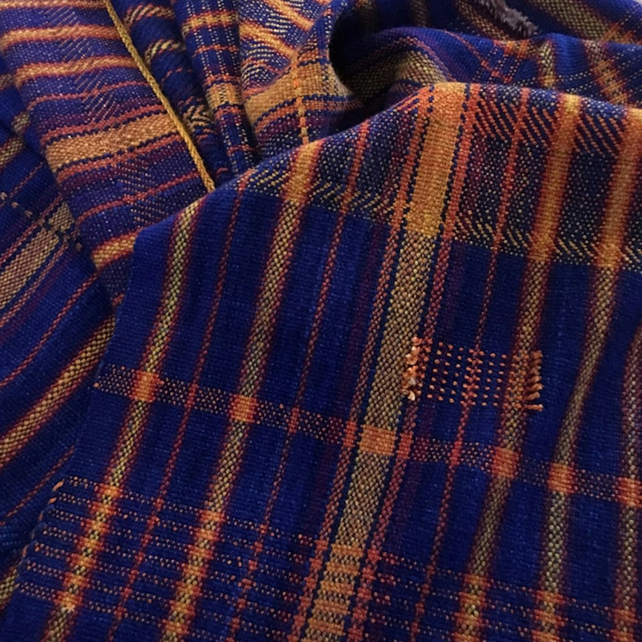 second shawl with inlay sara lamb
