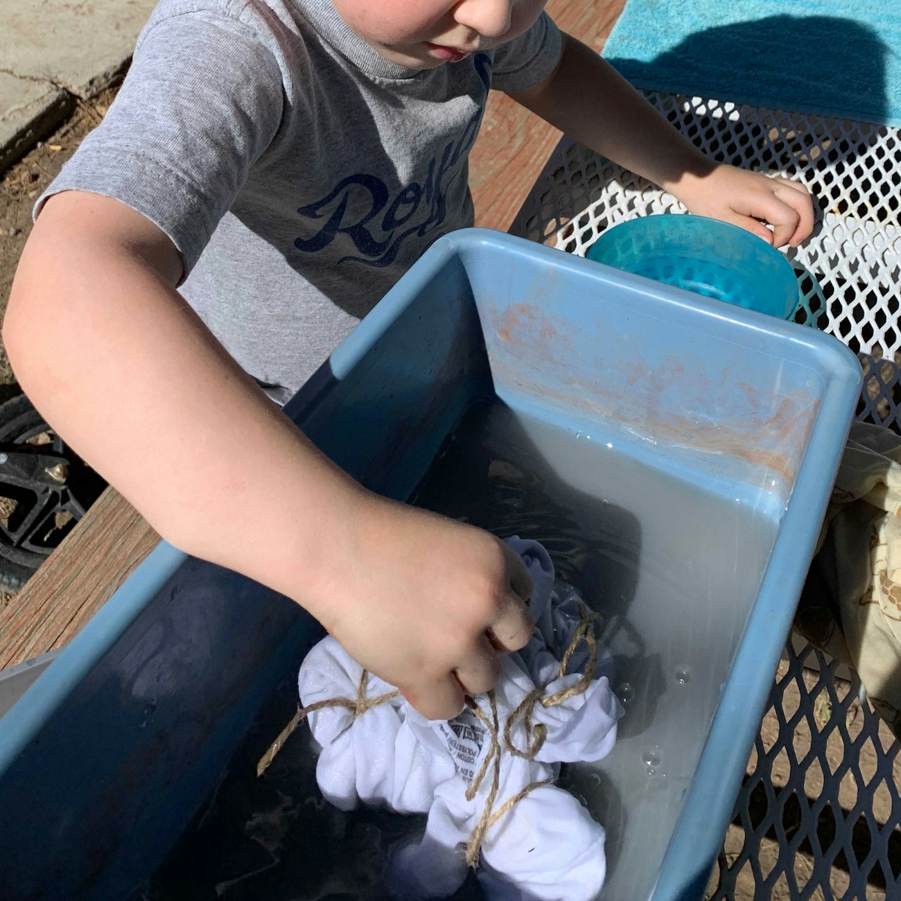 Henry Dyeing with mud dyes