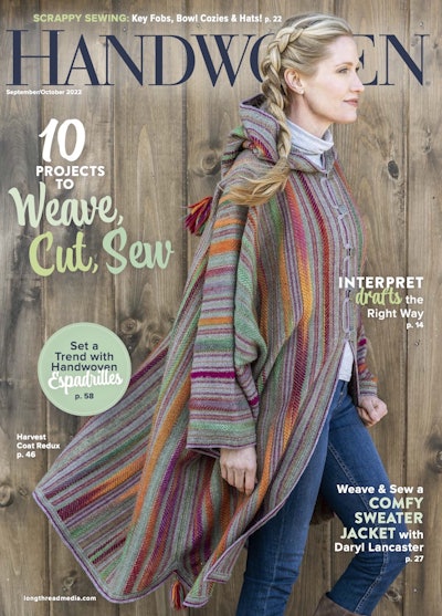 Cover of Handwoven Sep/Oct 2022