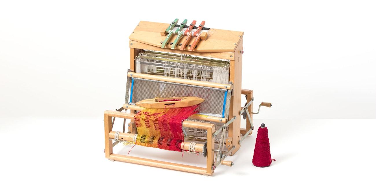 An example of a table loom. Photo by George Boe