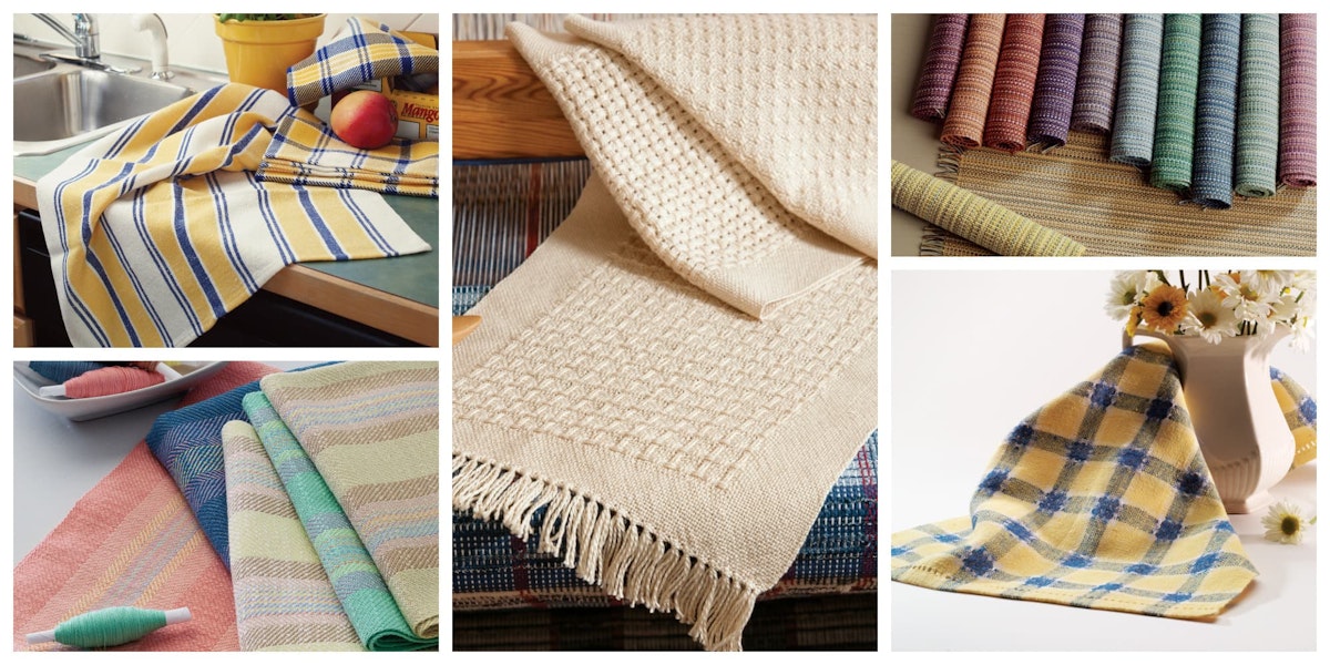 Hand woven Dish Towels & Dish Cloths Benefit Women Mayamam Weavers