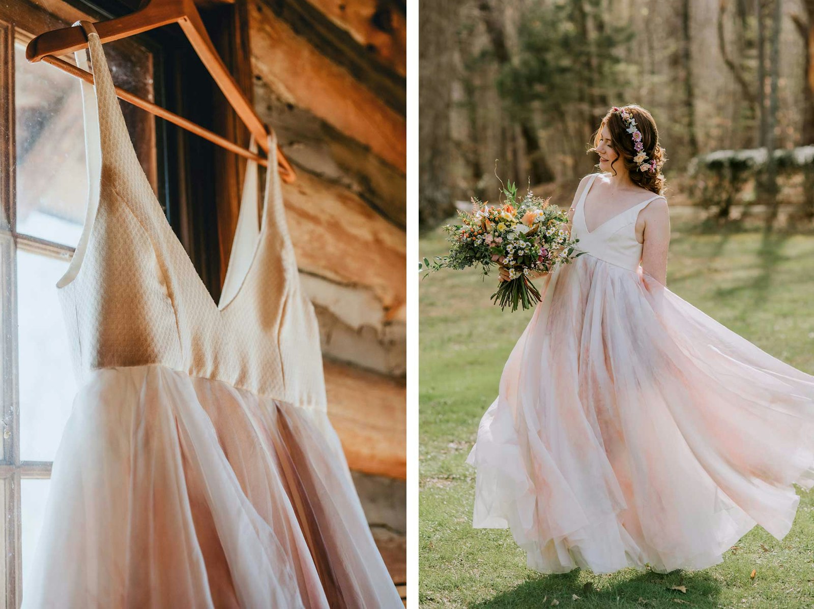 Weaving, Dyeing, and Sewing My Wedding Dress Handwoven