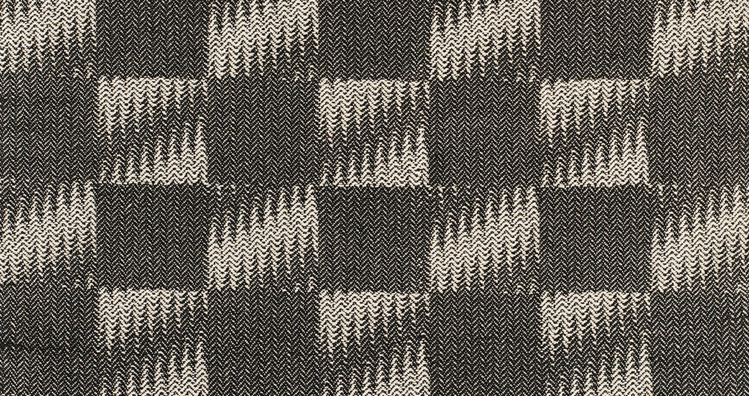 A detail of an advancing twill by Sheila O’Hara