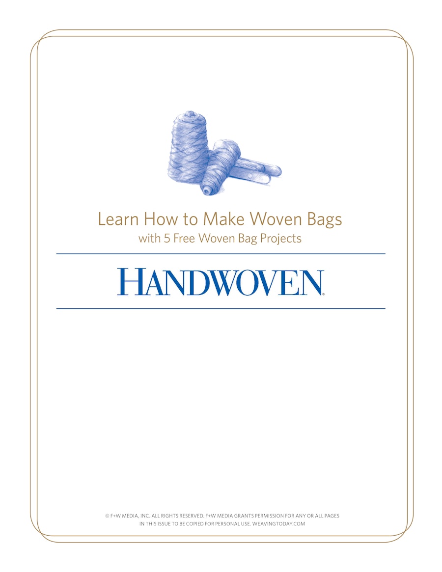 How to Weave Bags + 5 Free Bag Projects Handwoven Library