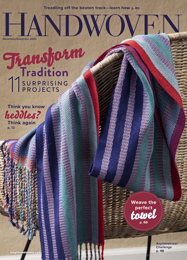 Cover of Handwoven Nov/Dec 2022