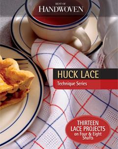 Projects in Huck: 13 Lace Projects on Four & Eight Shafts Image
