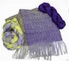 Swirling Snowflakes Scarf Weaving Kit — Shiny Dime Fibers Image