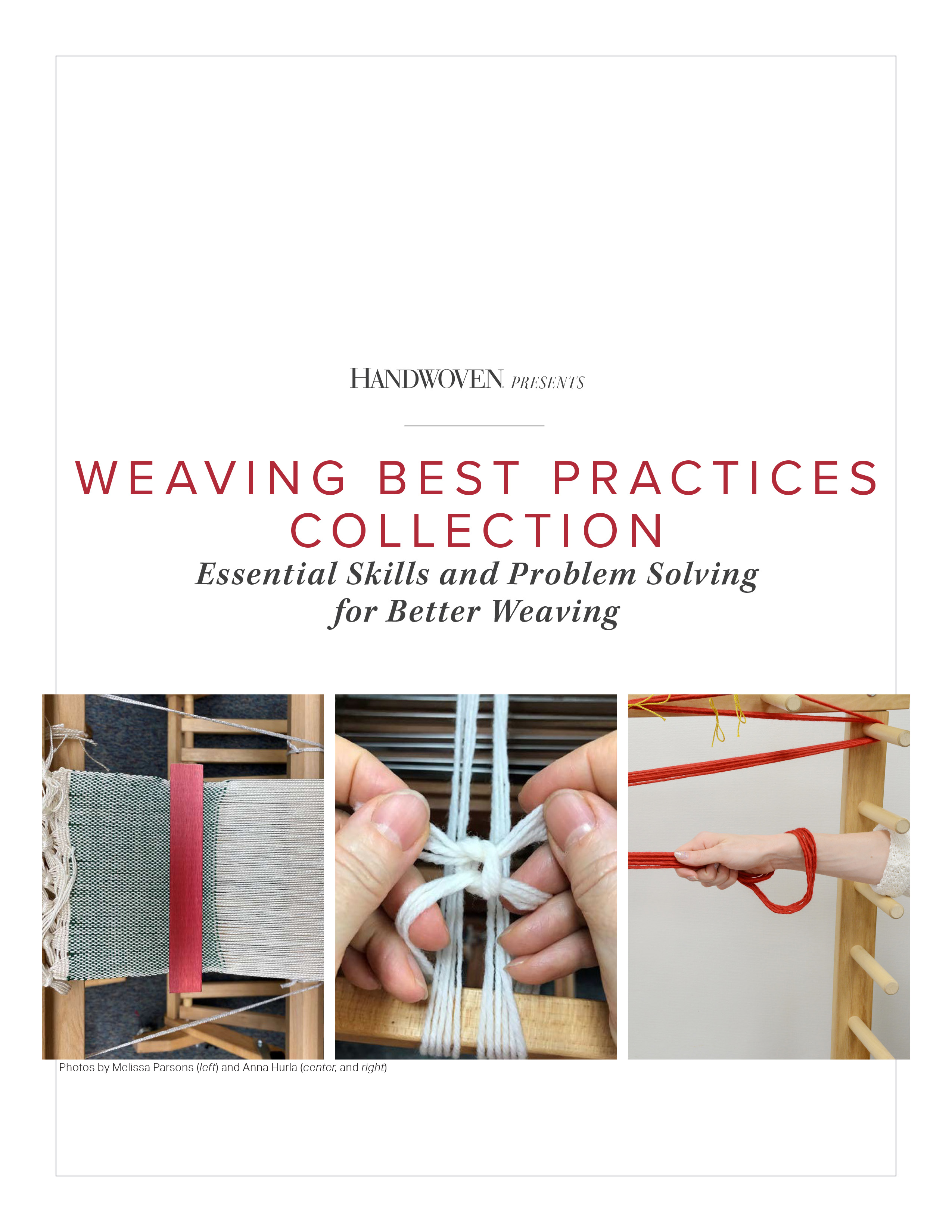 Best Practices: Essential Skills and Problem Solving for Better Weaving | eBook Image