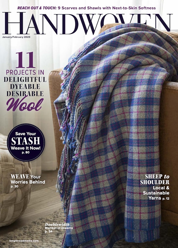 Cover of Handwoven Jan/Feb 2023