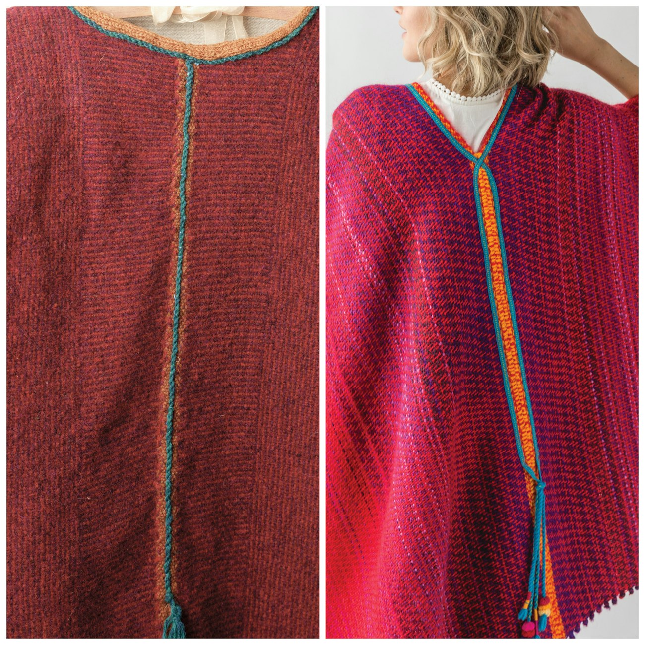 A Pair of Ruanas to Make Your Own Handwoven