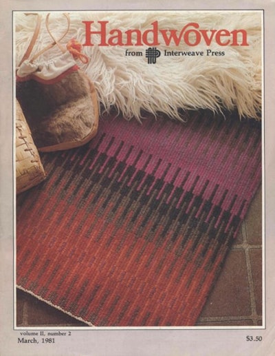 Cover of Handwoven March/April 1981
