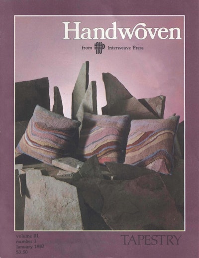 Cover of Handwoven January/February 1982
