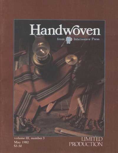 Cover of Handwoven May/June 1982