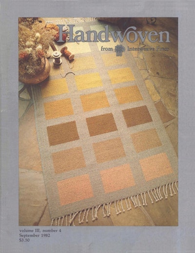 Cover of Handwoven September/October 1982