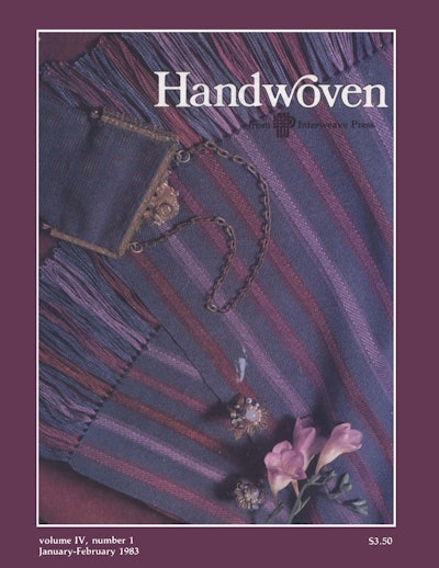 Cover of Handwoven January/February 1983