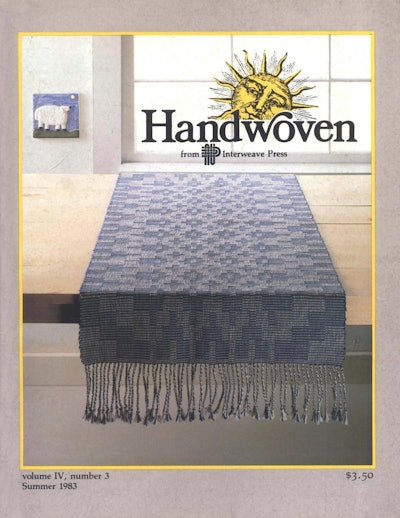 Cover of Handwoven May/June 1983
