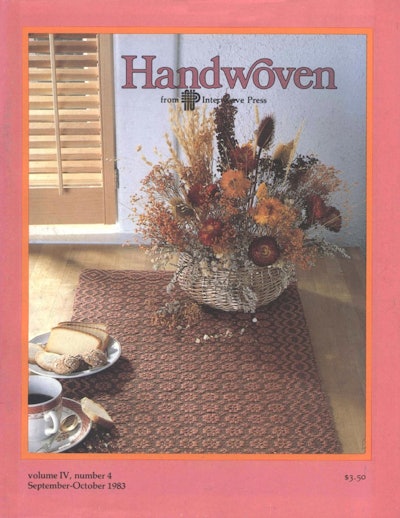 Cover of Handwoven September/October 1983