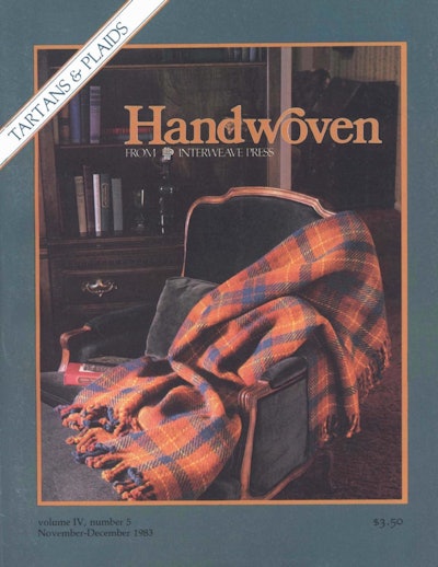 Cover of Handwoven November/December 1983